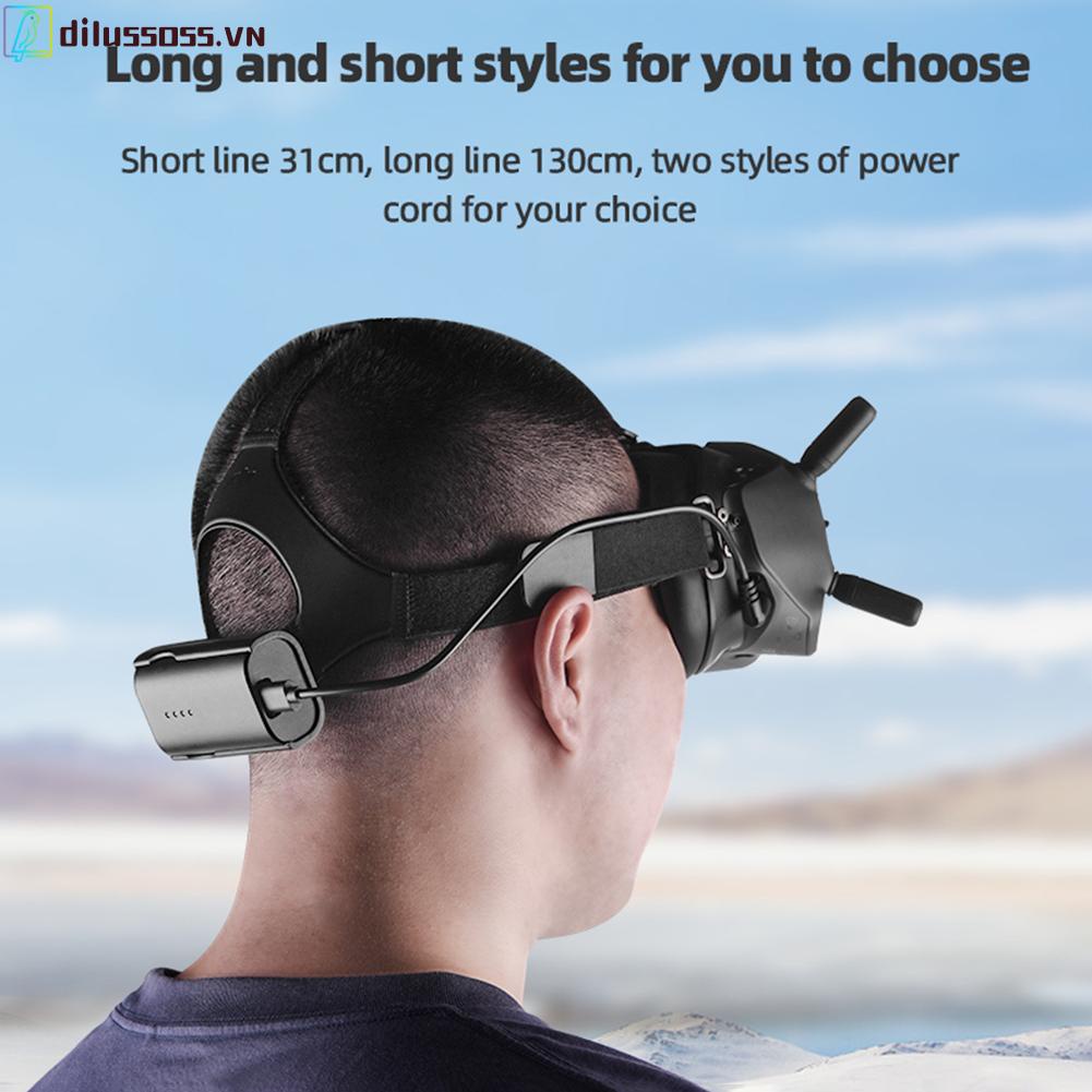 Cáp nguồn Dilussoss cho DJI FPV Goggles V2 USB Type C