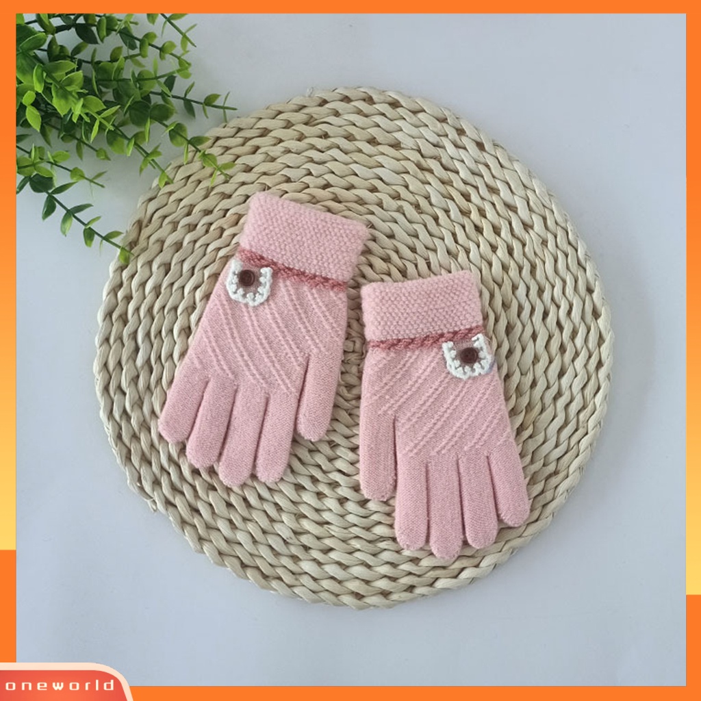 |Áo Thun In Hình ONEOR Thời Trang Năng Động| 1 Đôi Găng Tay Giữ Ấm Thân Thiện Với Da Cho Trẻ Em