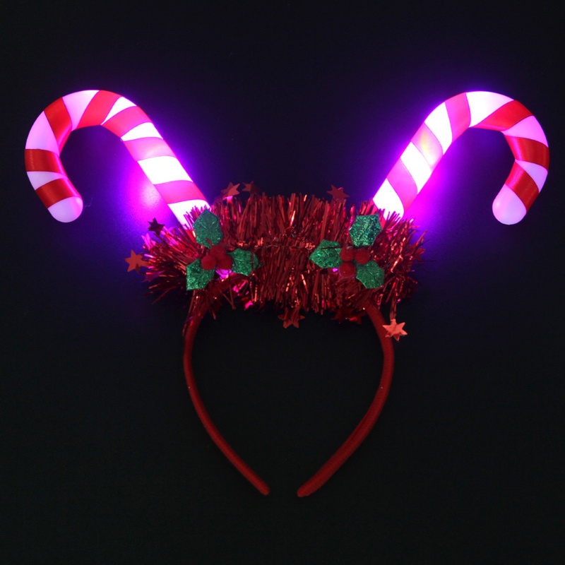 Cài Tóc Phong Cách Giáng Sinh Có Đèn Led Độc Đáo