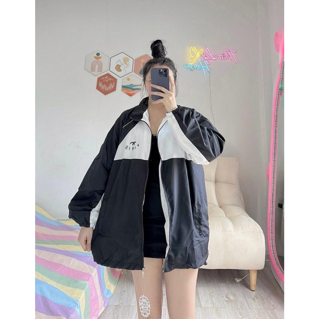 Áo Khoác Dù Nam Nữ Phối 2 Màu In BARIS Hot Hit - ĐĂNG QUANG CLOTHER