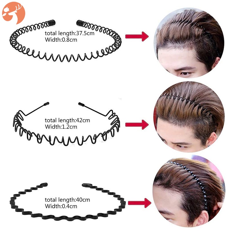 [Hàng mới về] Cài tóc kim loại đơn giản cho nam nữ