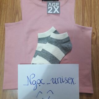 SALE Áo Croptop cutout AGE2X