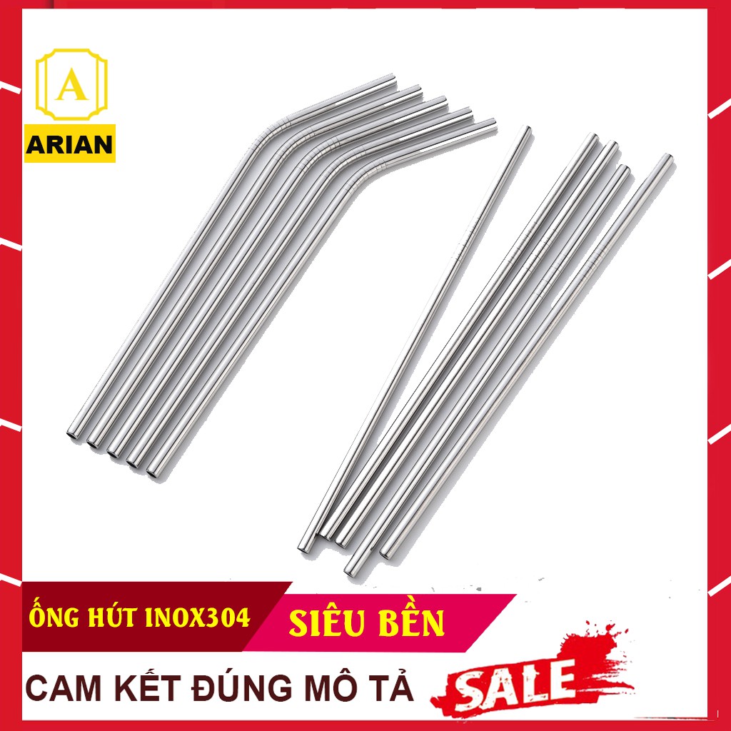 [RẺ VÔ CỰC] Ống Hút inox 304 Size Nhỏ Có Thể Tái Sử Dụng Nhiều Lần Bảo Vệ Môi Trường