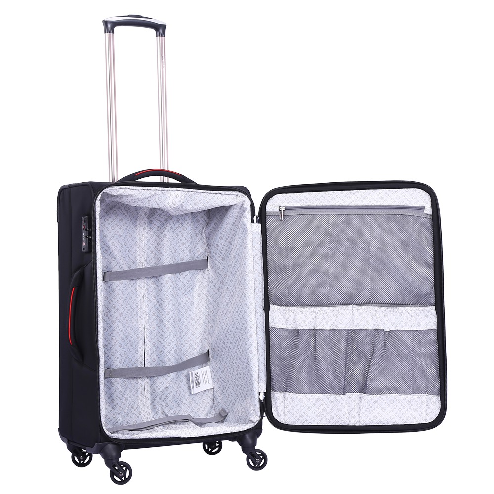 Vali Kéo Vải Du Lịch SAKOS NEO PILOTTE 6 - Size M (26inch)/ Ký Gửi (Trung) - Khóa TSA - Chống Thấm, Trượt Nước