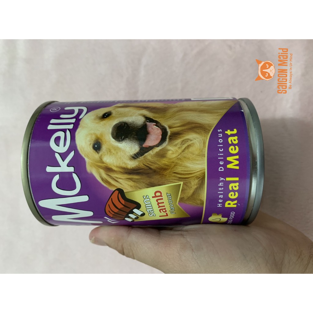 Pate lon cho chó MCKELLY 400gr nhập khẩu Thái Lan hương vị cừu