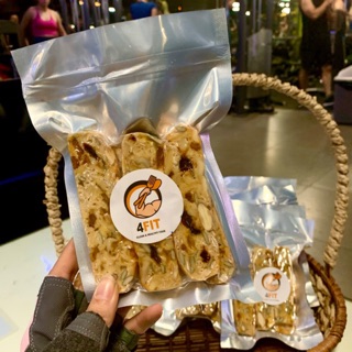 Bánh Whey Protein Ngũ Cốc 4FIT Tăng Cơ, Giảm Mỡ, Giảm Cân (Protein Bar) 170g