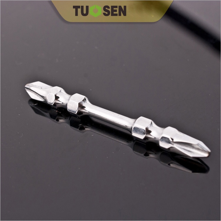 Mũi vít 2 đầu TUOSEN cho máy bắn vít cầm tay, từ tính mạnh