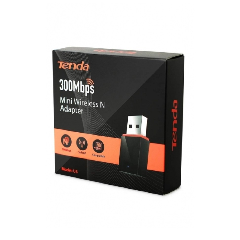 USB Wifi Tenda U3 tốc độ 300Mbps - Hàng Chính Hãng