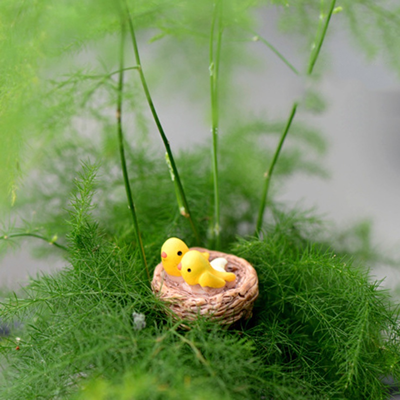Tổ Chim Mini Trang Trí Sân Vườn