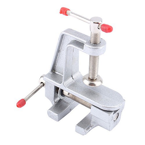 Kẹp ê tô mini kích thước 3.5 inch được làm từ nhôm , dùng làm nữ trang