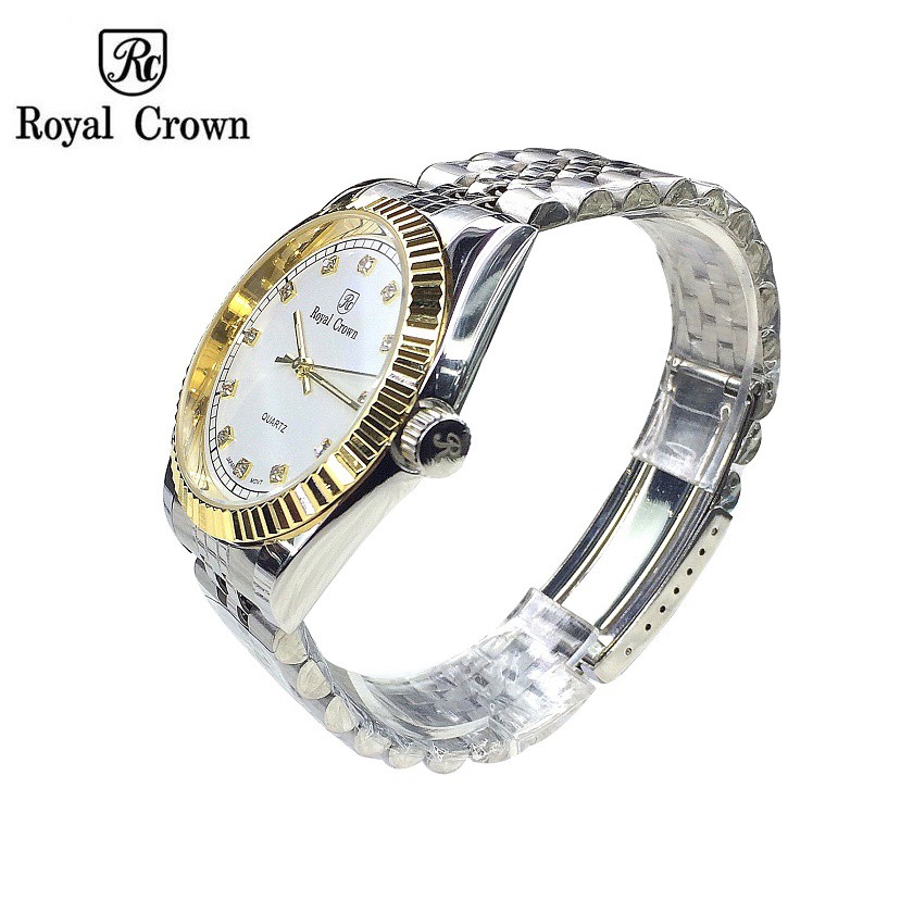 Đồng Hồ Nam Chính Hãng Royal Crown Italy 7701 Stainless Steel Watch