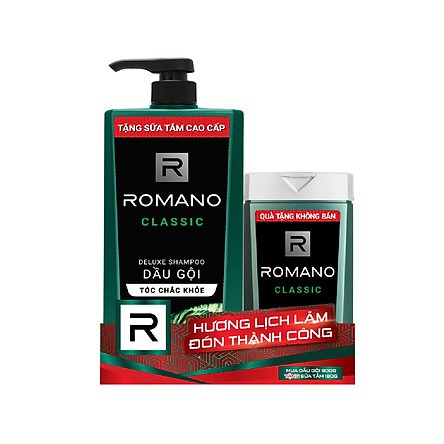 Dầu gội đầu Romano Classic tóc chắc khỏe 900g