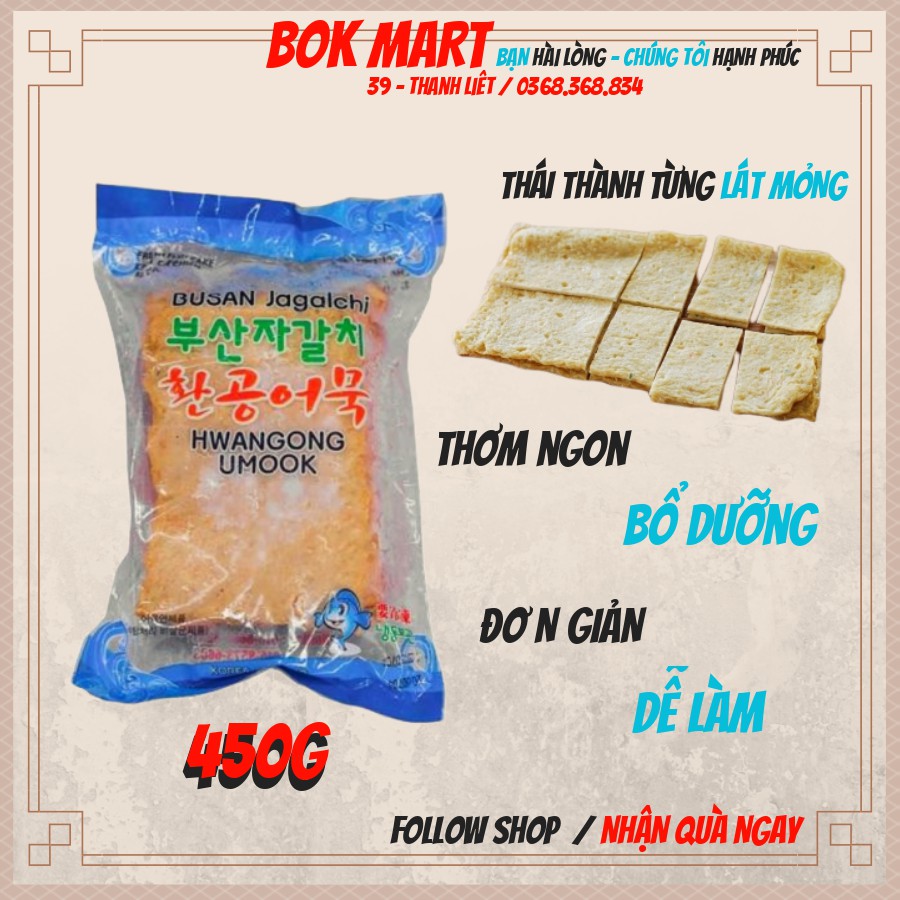 [HÀ NỘI] CHẢ CÁ HÀN QUỐC 450G ( CHỈ GIAO NỘI THÀNH HÀ NỘI ) | BigBuy360 - bigbuy360.vn