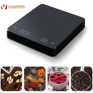 Cân điện tử 3kg/0.1g có đèn LED có thể sạc lại dùng cân cà phê