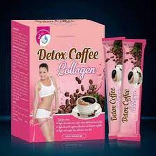Detox Coffee Collagen - Đánh Bay Mỡ Thừa (Hộp 10gói)