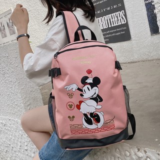Ba lô chất lượng cao Phụ kiện thời trang Cartoon mickey Adidas Women backpack