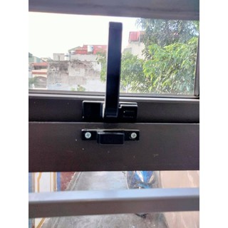 Tay gài cửa, khoá cửa sổ cửa đi nhôm kính hệ việt pháp màu đen
