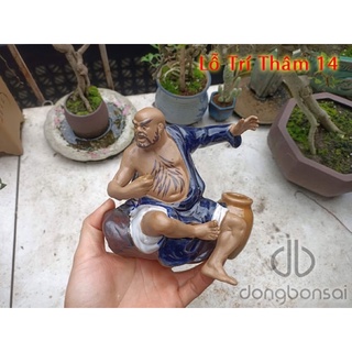 Tượng Lỗ Trí Thâm 14 trang trí tiểu cảnh bonsai