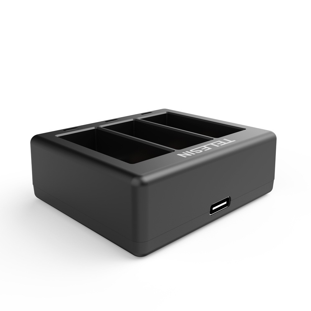 Dock sạc 3 cho Gopro Hero 9 10 - chính hãng Telesin charger dock