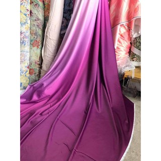 Vải Ombre lụa vân hồng tím