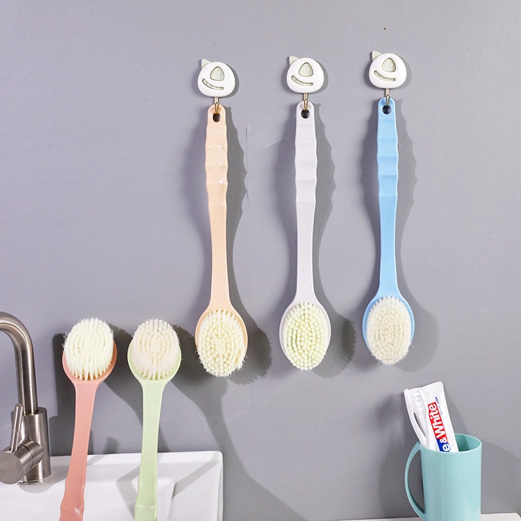 Bàn chải cọ tắm chà lưng massage tẩy tế bào chết body lông mềm cho da nhạy cảm muji nhật bản tặng kèm bông tắm