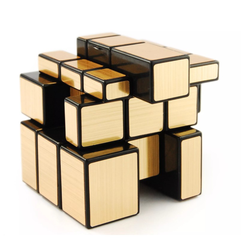 Rubik Biến Thể Mirror Cube 3x3 Rubic Gương màu vàng