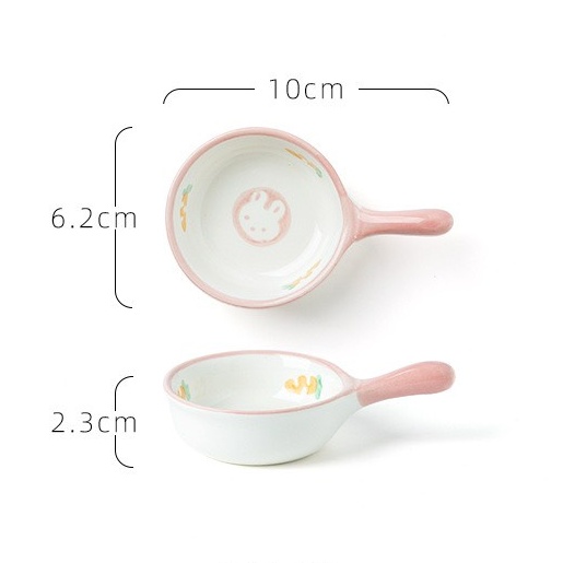 Đĩa Chấm Mini Hoạt Hình Đựng Gia Vị, Nước Chấm, Dĩa ăn Dặm Decor Bàn Ăn Dễ Thương