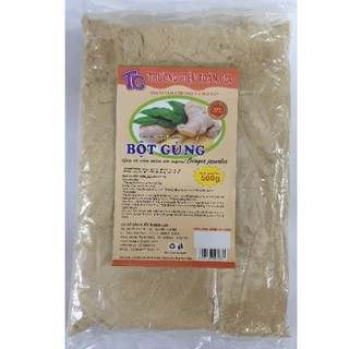 bột gừng toàn gia 500g, gia vị nhà bếp tẩm ướp chiên xào đậm vị, làm từ thành phần tự nhiên