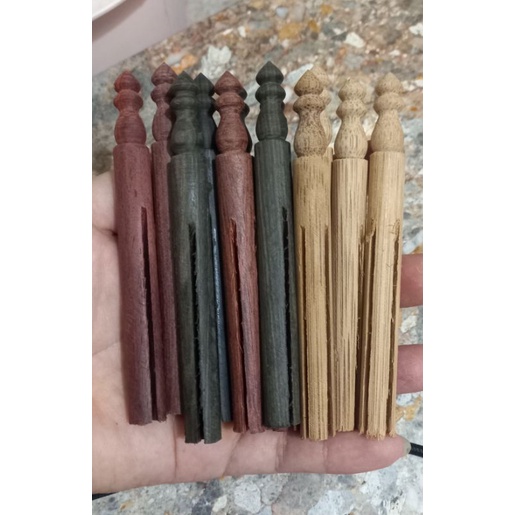 Combo 4 chân báng súng  tre, mun, cẩm hàng đẹp