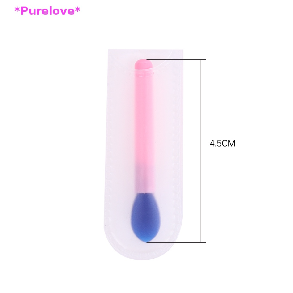 1 Cọ Trang Điểm Môi / Mắt Bằng Silicon Tiện Dụng