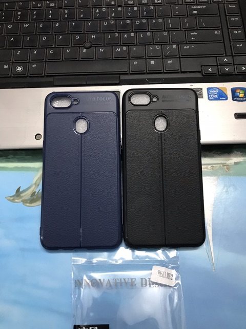 Ốp lưng auto focus realme 2 giả da cao cấp