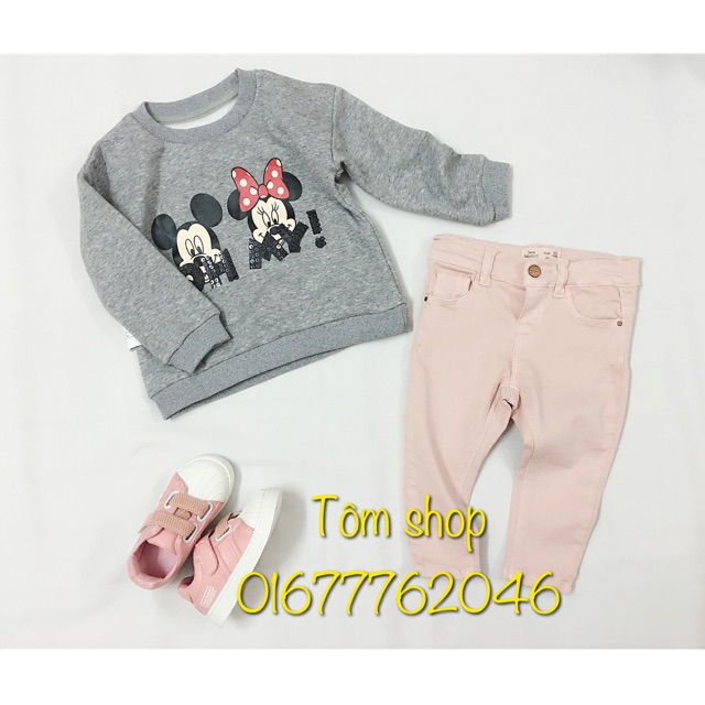 Áo nỉ micky lót bông
