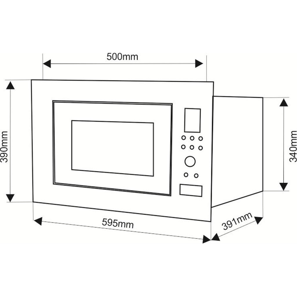 Lò vi sóng âm tủ FASTER FS MOV 01, có nướng