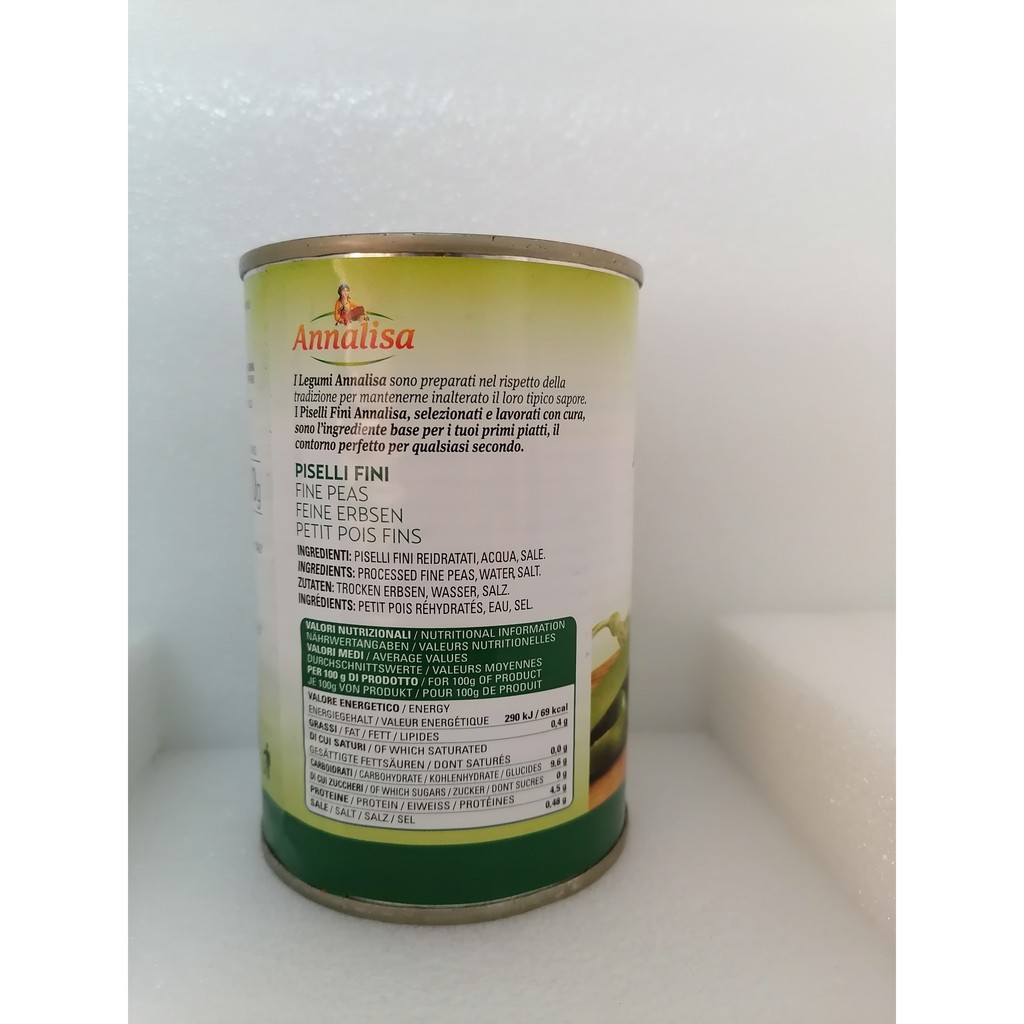 [400g] ĐẬU HÀ LAN [Italia] ANNALISA Green Peas (tgc-hk)