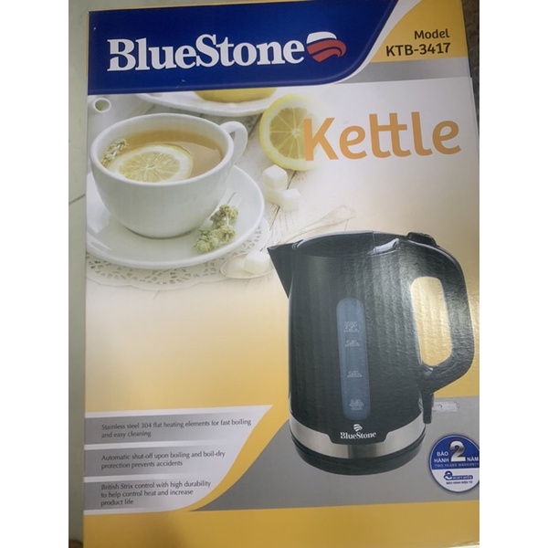 Ấm Đun Nước Siêu Tốc BlueStone KTB-3417. Hàng Chính Hãng Công Ty Đầy Đủ Bảo Hành.