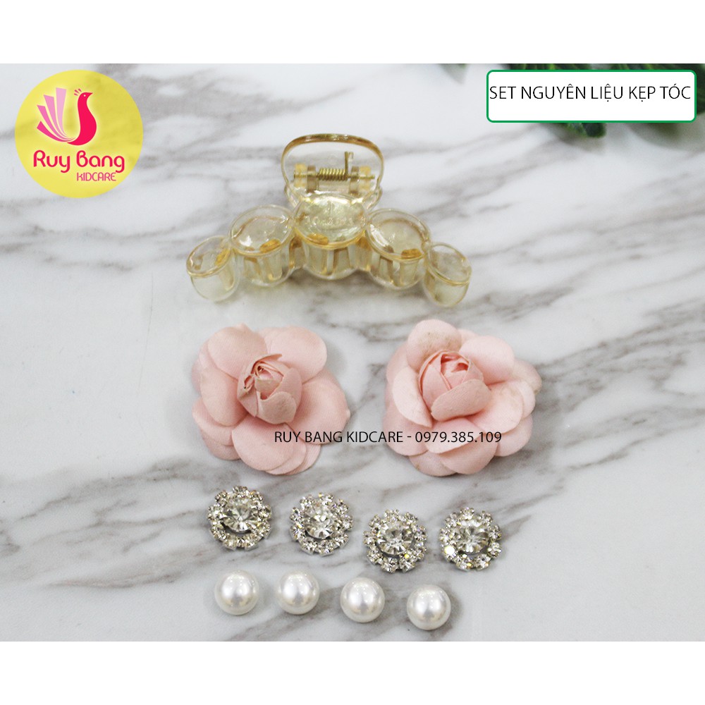 Set combo nguyên liệu kẹp càng cua