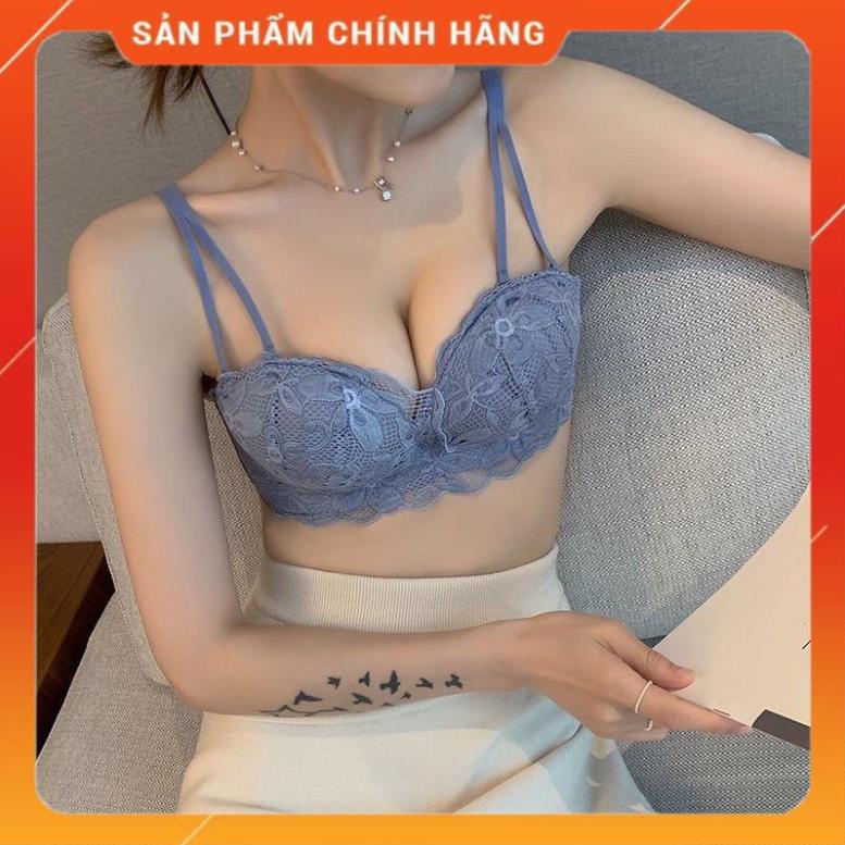 Áo Ngực Ren 2 Dây Trong 1, Áo Lót Nữ Kiểu Mới Ren Đẹp Tinh Tế 0779