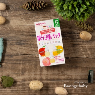 Trà Wakodo cho bé vị lúa mạch hoa quả trà xanh