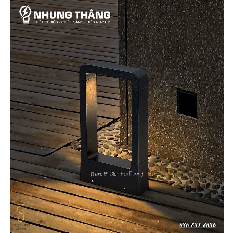 Đèn Trang Trí Sân Vườn DSV-818 Chống Nước - Chiều Cao 40cm - Ánh Sáng Vàng - Sử Dụng Điện