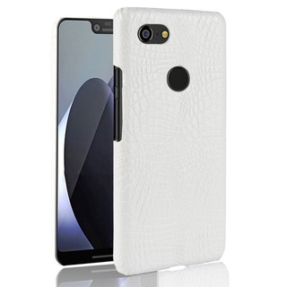 For Google Pixel 3 Case Crocodile Pattern Skin Hard Cover