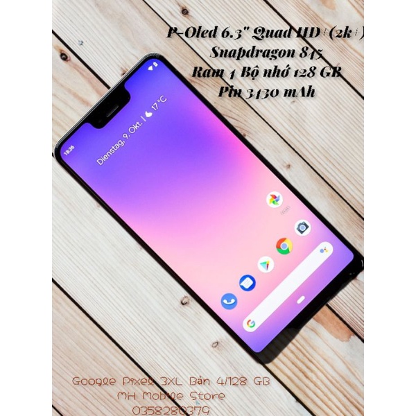 Điện Thoại Google Pixel 3XL Bản 4/128GB Likenew