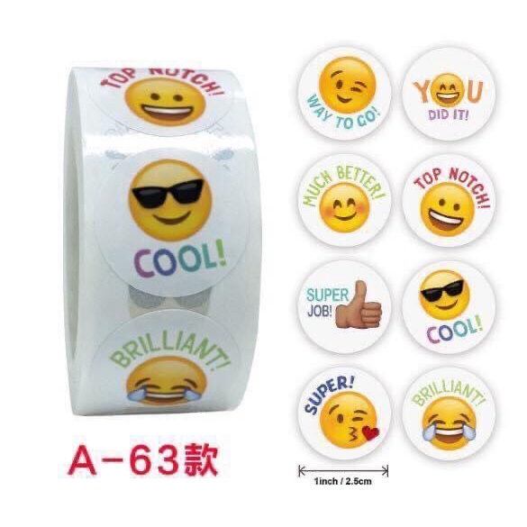Sticker khen thưởng cuộn