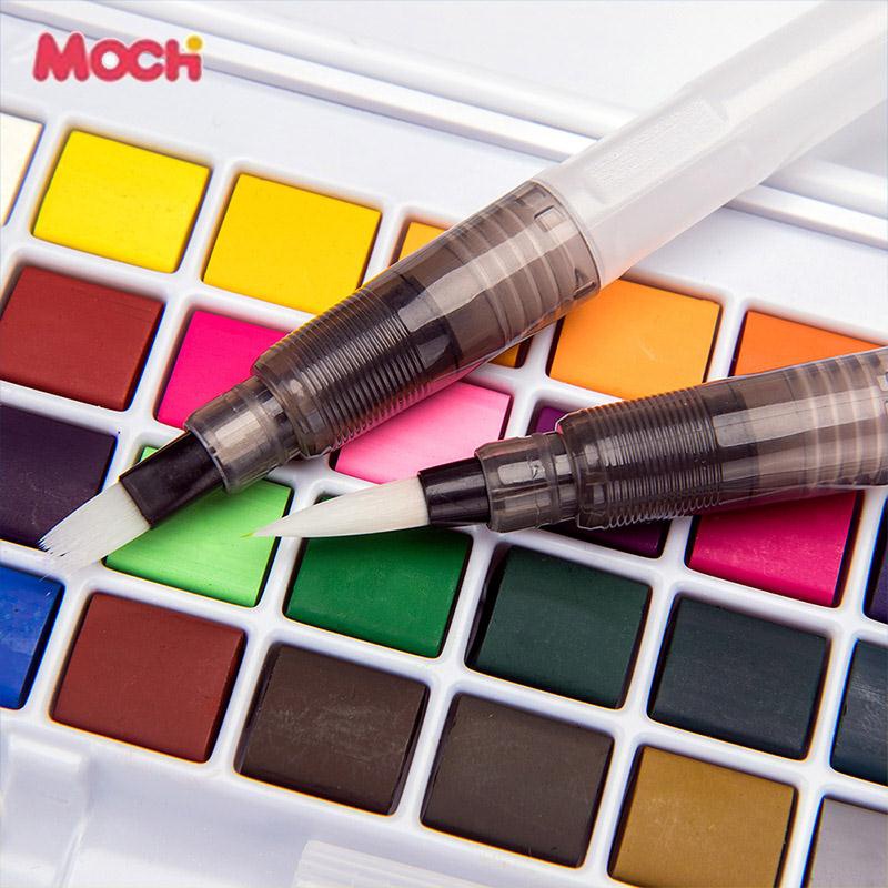 Bộ Màu Nước 5 Món Solid Watercolor Kit Himi Set 36 Màu Đẹp Ngất Ngây