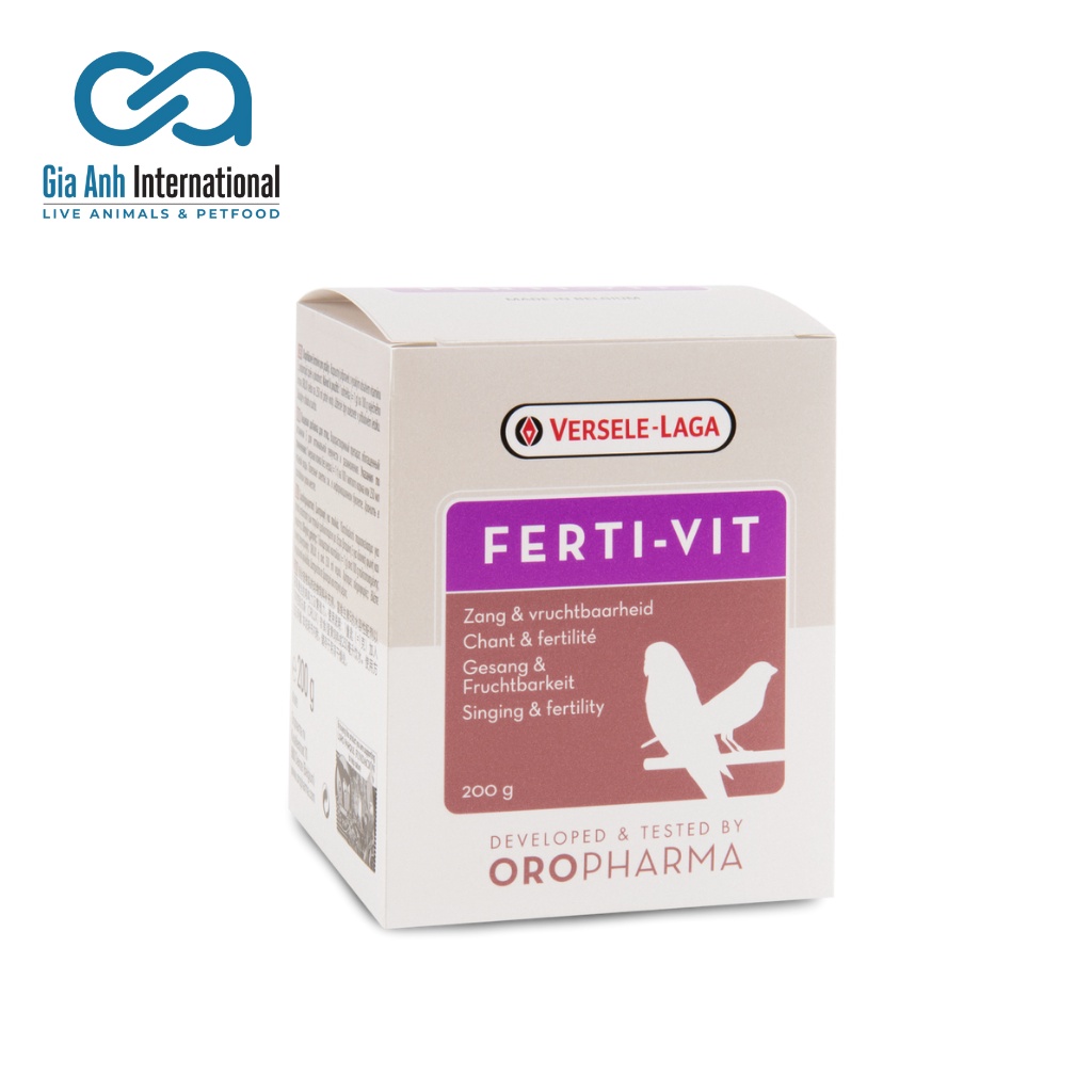 Vitamin Kích Cồ Cho Chim Sinh Sản Vẹt, Yến hót, Finches - Versele-laga Oropharma Ferti-Vit Cân Bằng Các Chất 25g-200g