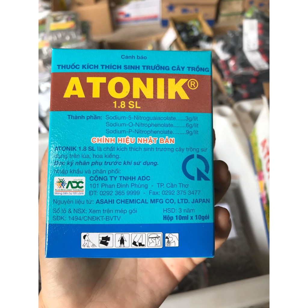 Kích thích sinh trưởng cho Hoa hồng Atonik 1.8SL (1 Gói 10ml)