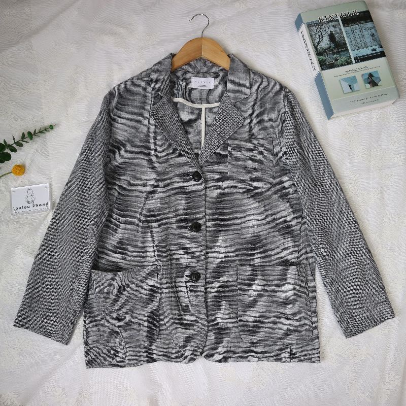 blazer hoạ tiết ziczac nhỏ | BigBuy360 - bigbuy360.vn