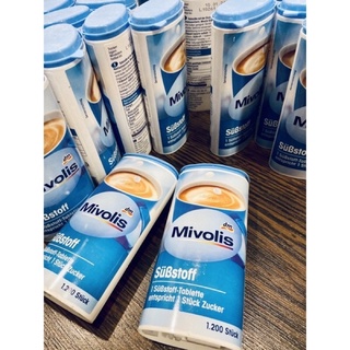 Đường ăn kiêng mivolis nhập khẩu Đức hàng chính hãng ăn kiêng, giảm cân, tiểu đường (1.200v)