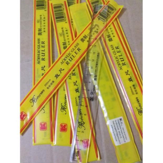Thước 20cm cứng