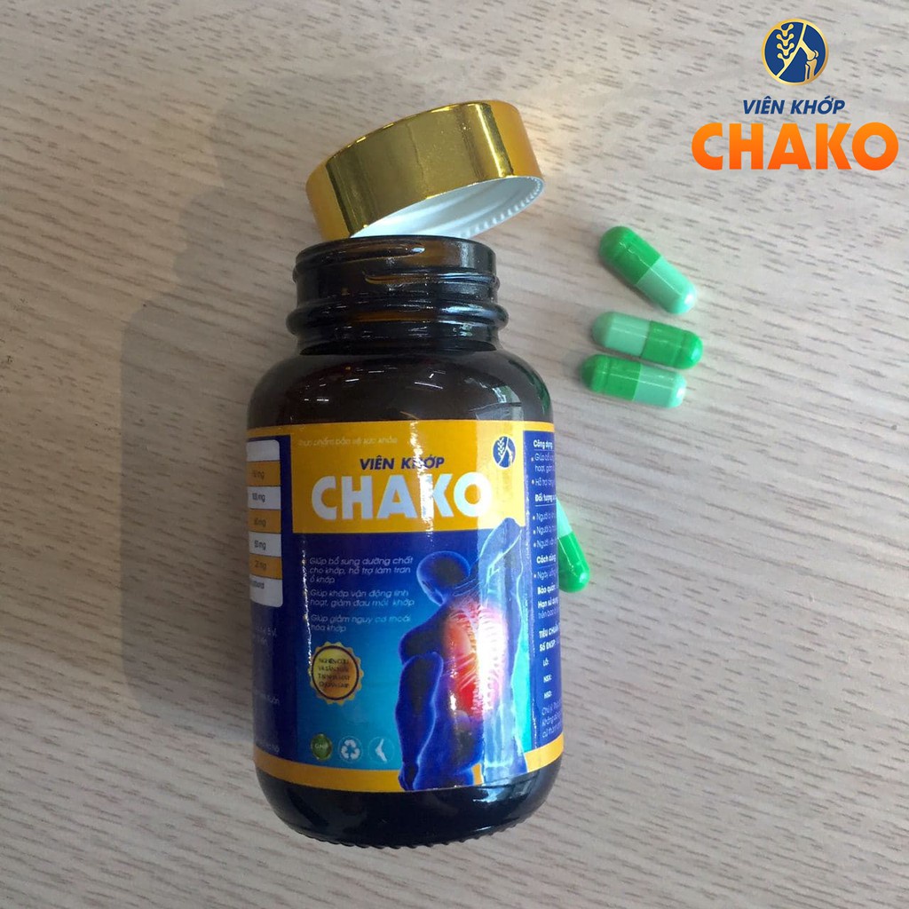 VIÊN KHỚP CHAKO – Giúp bổ sung dưỡng chất cho khớp, làm trơn khớp, giảm nguy cơ thoái hoá khớp (40 viên)