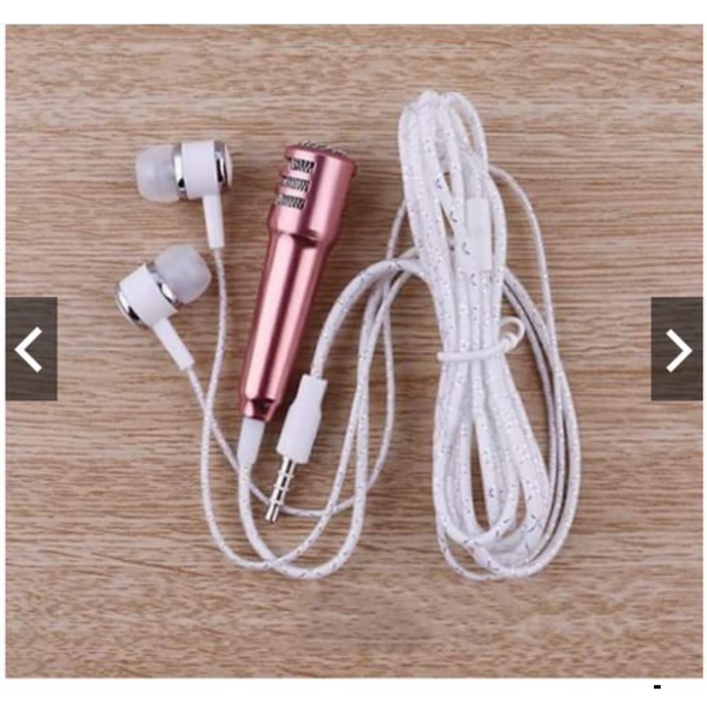 Micro mini hát karaoke cho điện thoại / máy tính-Micro Mini Giắc Cắm 3.5mm Dùng Cho Điện Thoại Android Ios